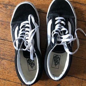 Black Vans size 3.5